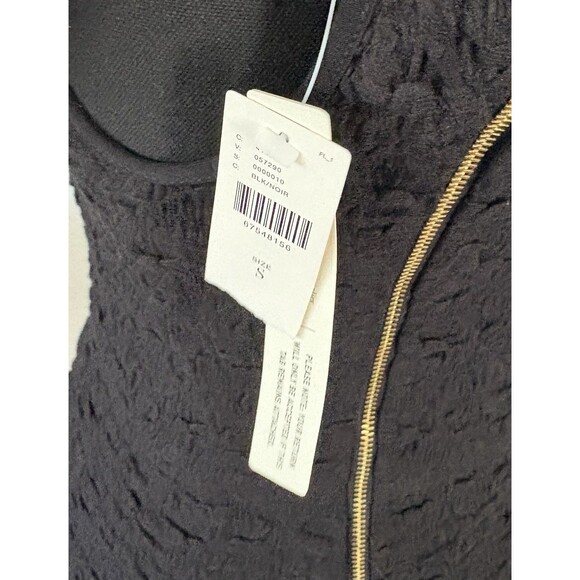 NWT Sabina Musayev Bamboo Cut Out Mini Dress Size S Black Anthropologie Padded - Picture 5 of 5